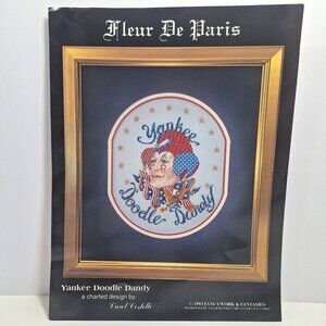Fleur De Paris Yankee Doodle Dandy Cross-Stitch Chart Book Carol Costello